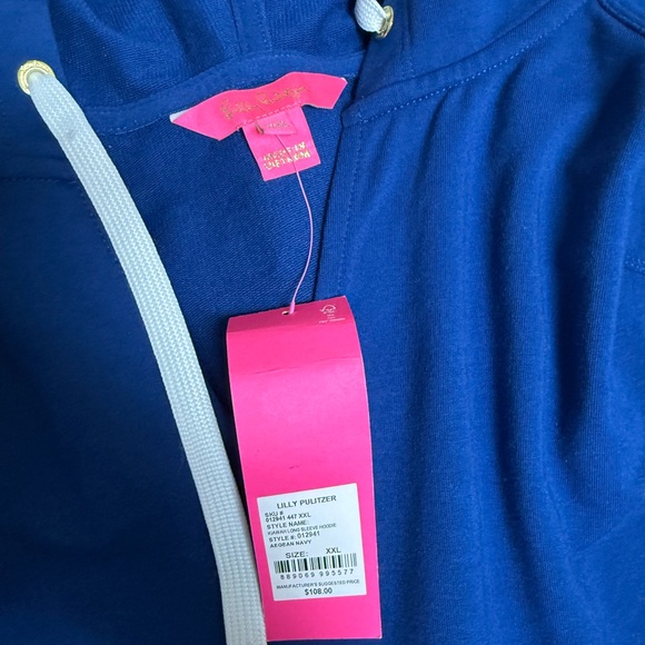 NWT Lilly Pulitzer Hoodie - Size XXL - Picture 2 of 2